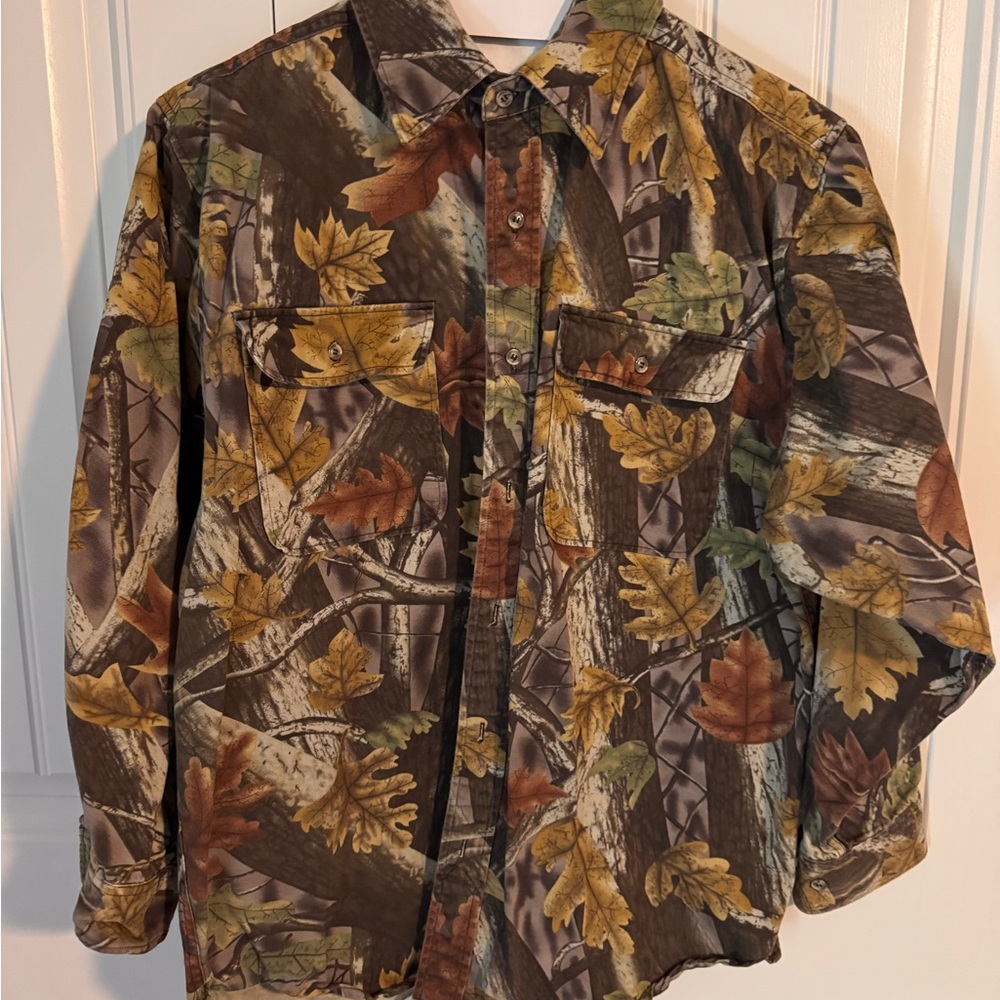Camouflage Men's Flannel Heavy Shirt